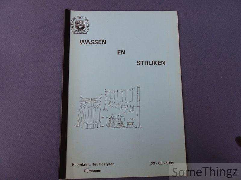 N/A. - Tentoonstelling: Wassen en strijken. Rijmenam 30-06-1991