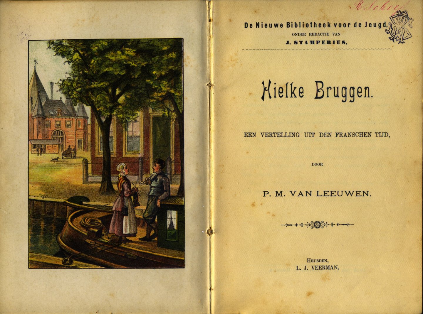 Leeuwen, P.M.van - Hielke Bruggen. Een vertelling uit den Franschen tijd.