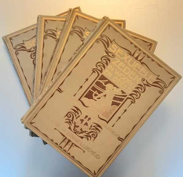 VAN VLOTEN E. - Sexueele zeden in woord en beel. (4 delen = volledig!)