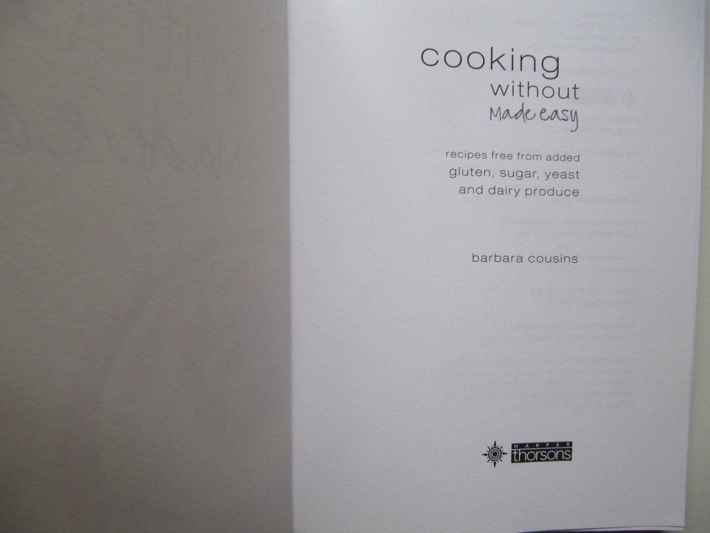 Cousins, Barbara - Cooking Without Made Easy
