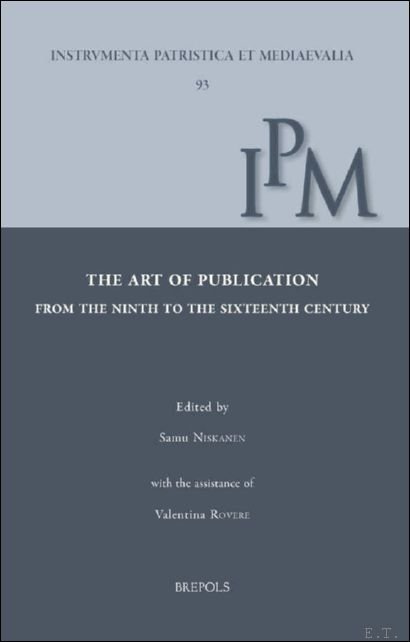 Samu Niskanen (ed) - Art of Publication from the Ninth to the Sixteenth Century