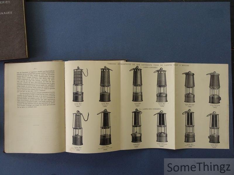 Anon. / H. Joris / Fabrique Liégeoise de lampes de sûreté. - Lampes pour mines. Lampisteries de charbonnage. Fabrique Liégeoise de lampes de sûreté S.A. [2 vols.]