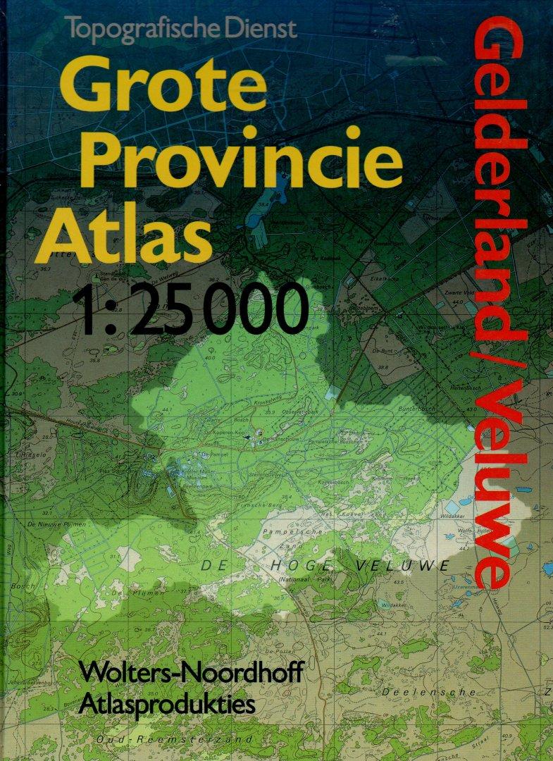 Topografische Dienst - Grote Provincie Atlas 1: 25000 Gelderland / Veluwe