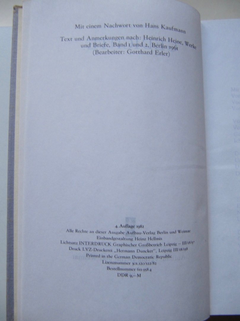 Heinrich Heine - Heinrich Heine Gedichte