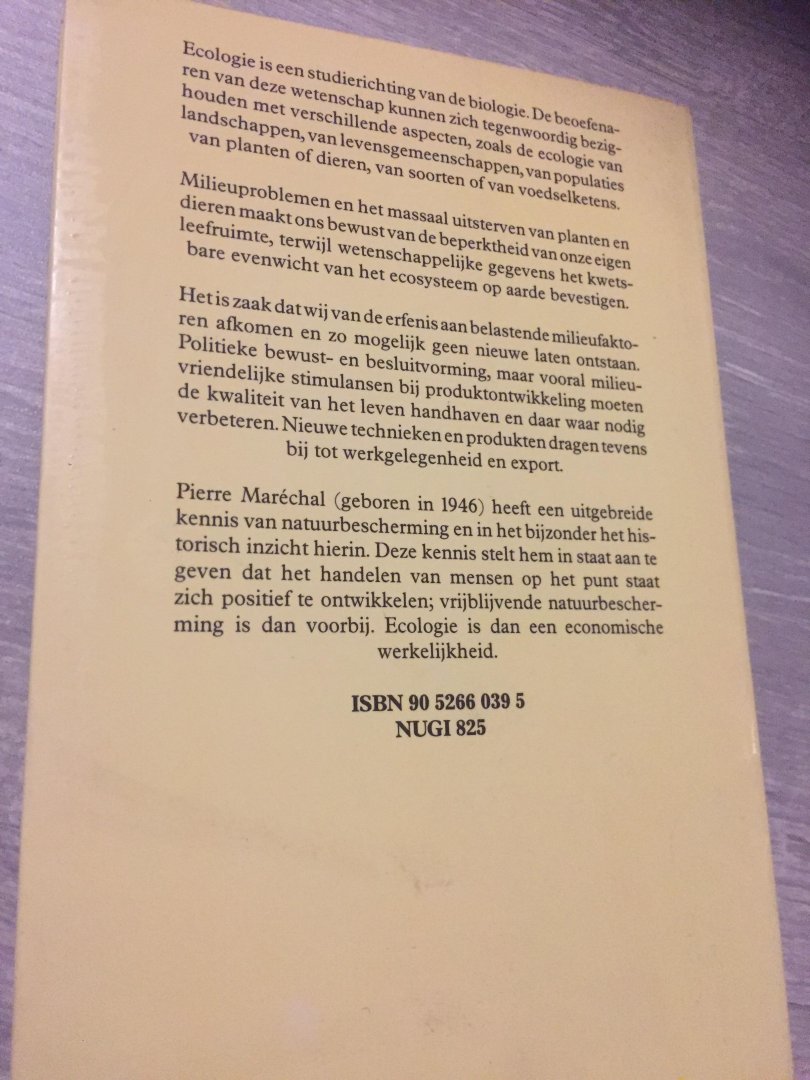 Pierre Marechal - Ecologie een economische werkelijkheid