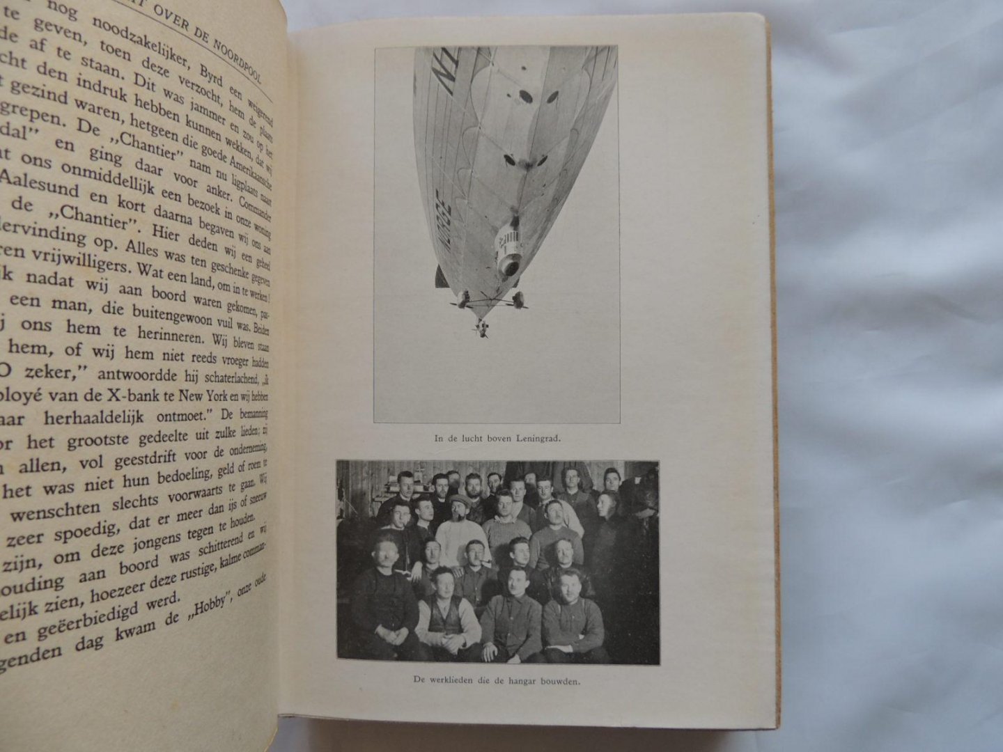 Amundsen Roald, Ellsworth Lincoln, vertaald door Blok Louis - De eerste vlucht over de Noordpool Met meer dan 120 illustraties - Geatoriseerde uitgave