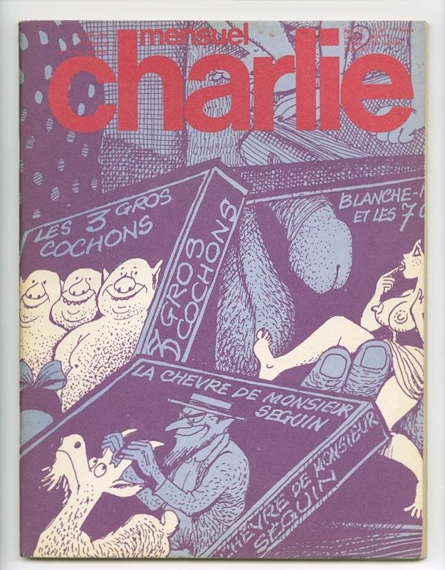 Wolinski (ed.) - Charlie Mensuel No. 91, August 1976