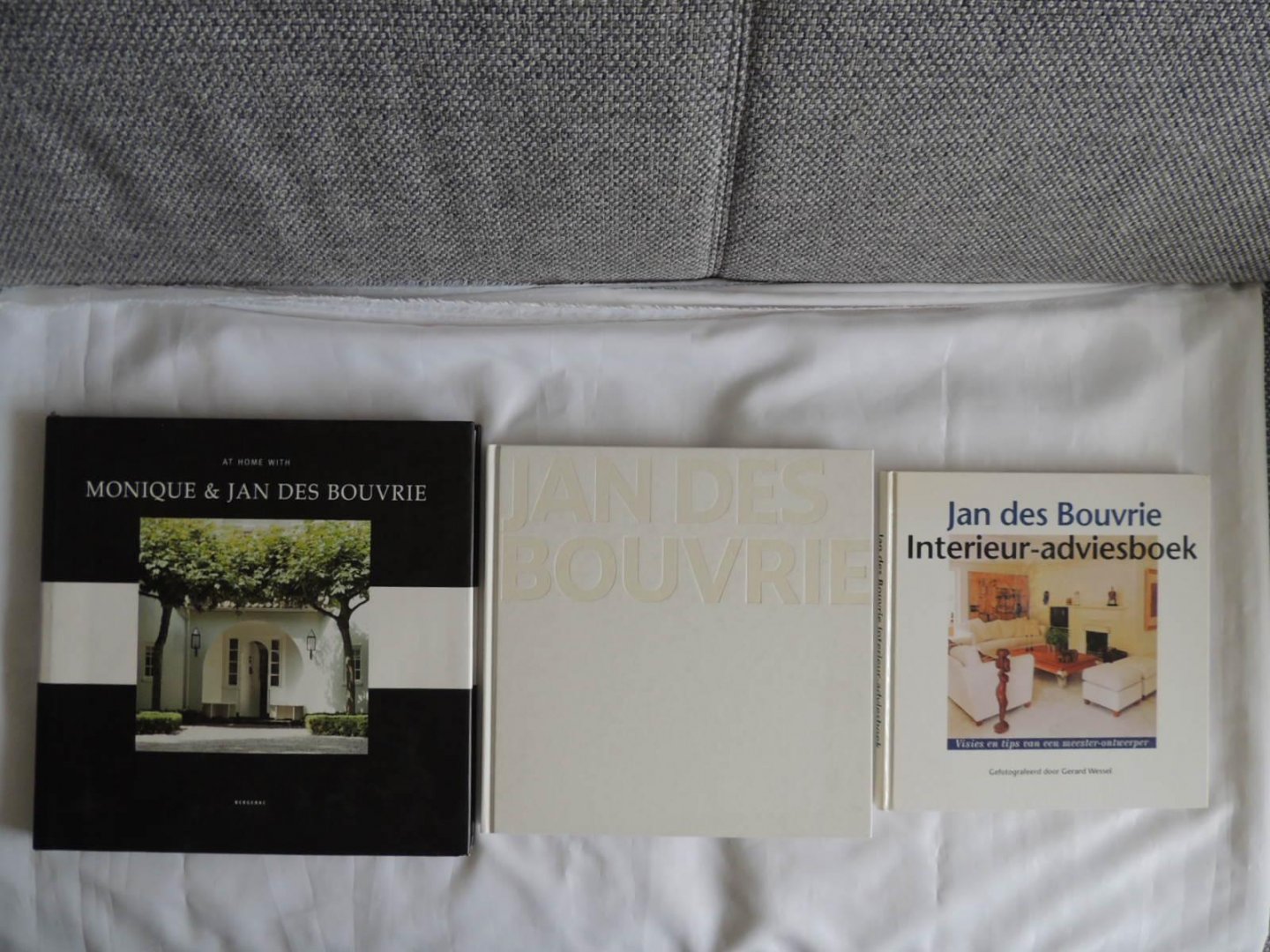 Ven, Martijn van der +++ Bouvrie, Jan des - wessel gerard - Jan des Bouvrie leren kijken / learning to look  +++ at home with Monique & Jan des Bouvrie  +++ Jan des Bouvrie interieuradviesboek