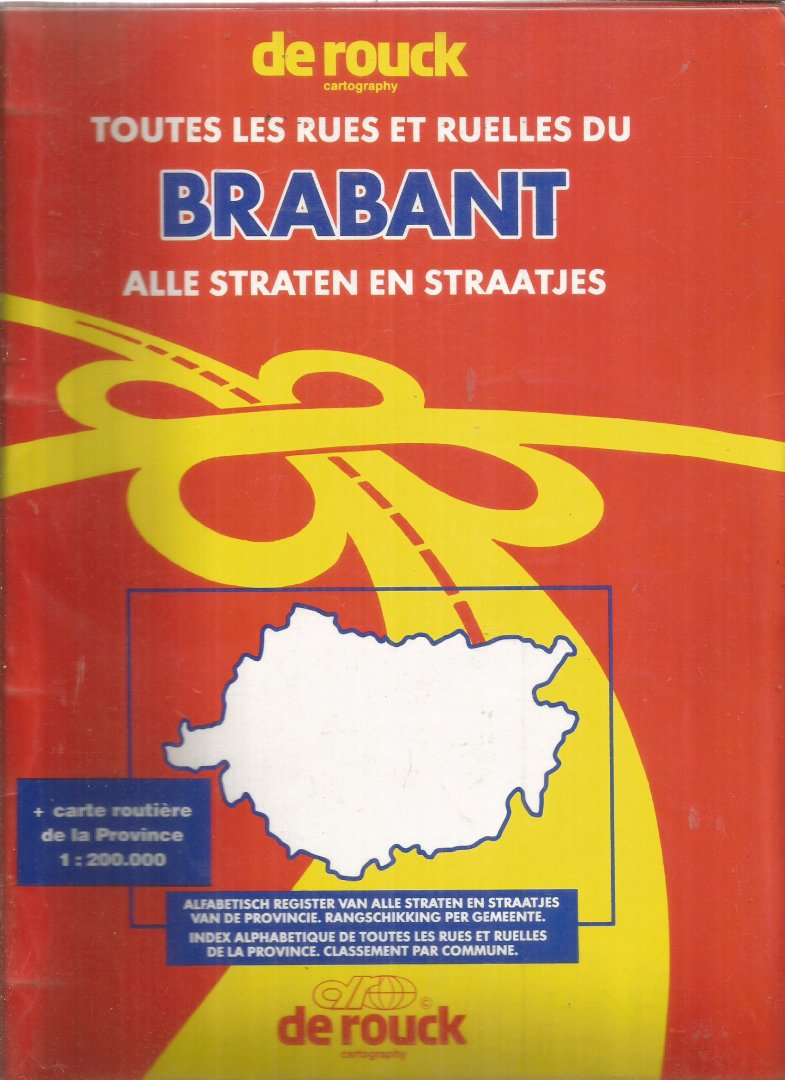Redactie - Belgisch Brabant - alle straten en straatjes