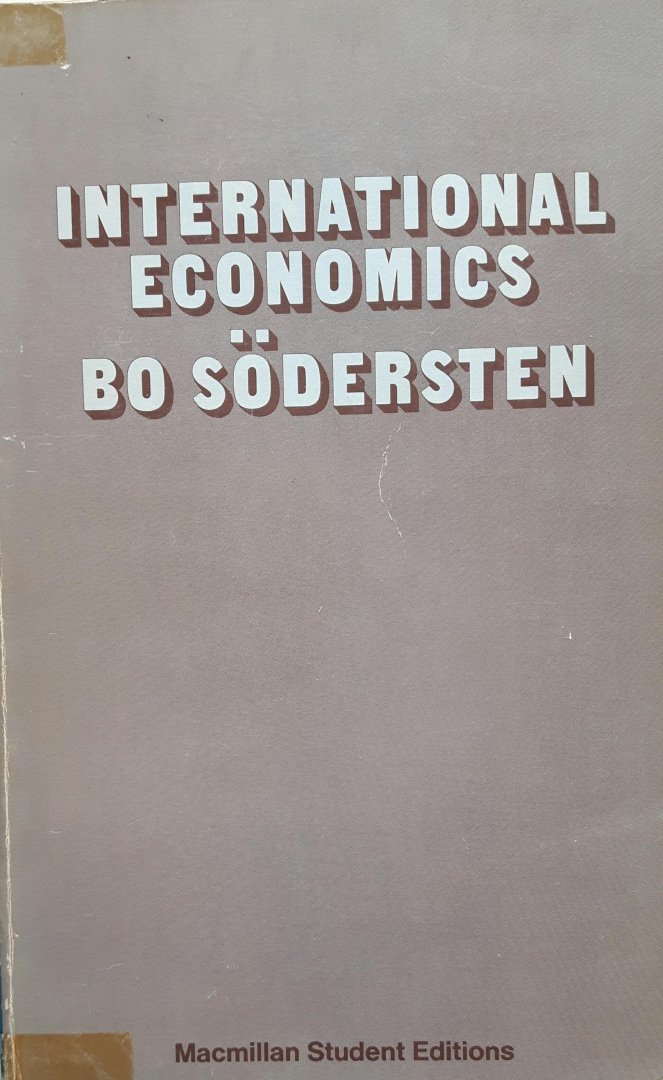 Sodersten, Bo - International economics