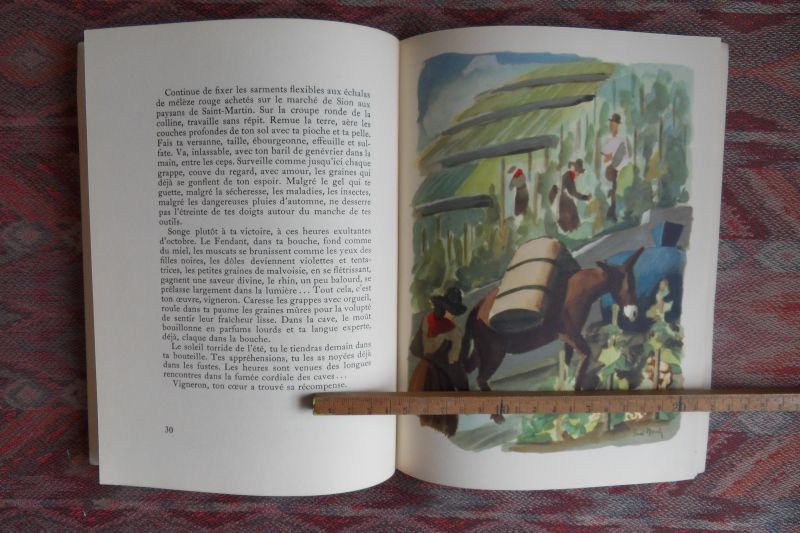Zermatten, Maurice ( GESIGNEERD ). - Nourritures Valaisannes. - Illustrations de Paul Monnier.