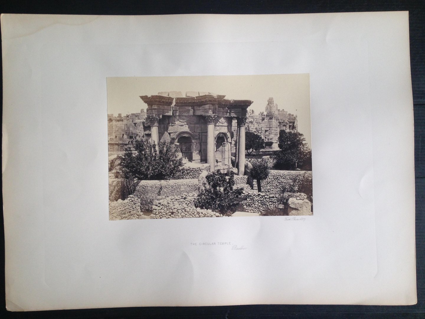 Frith, Francis - The Circular Temple, Baalbec, Series Egypt and Palestine