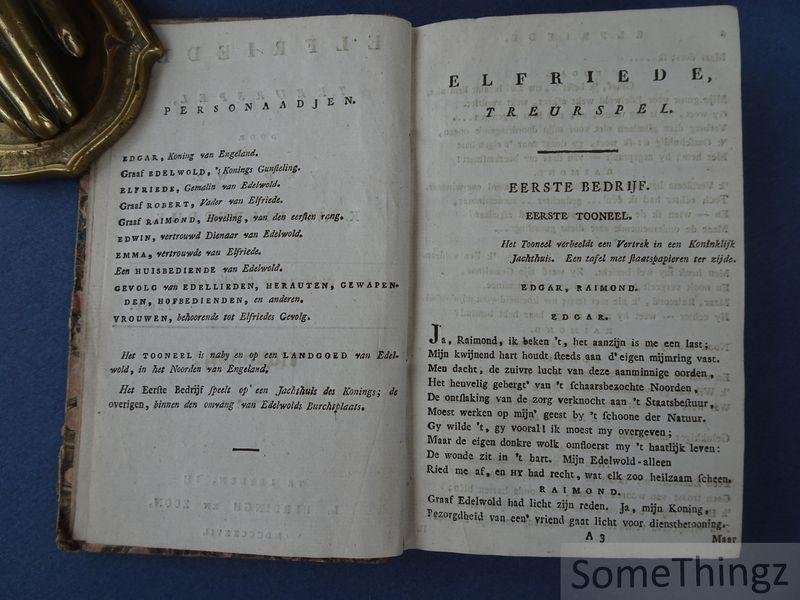 K. W. Bilderdijk. - Elfriede, treurspel door vrouwe K.W. Bilderdijk / Cinna, treurspel (na Corneille).
