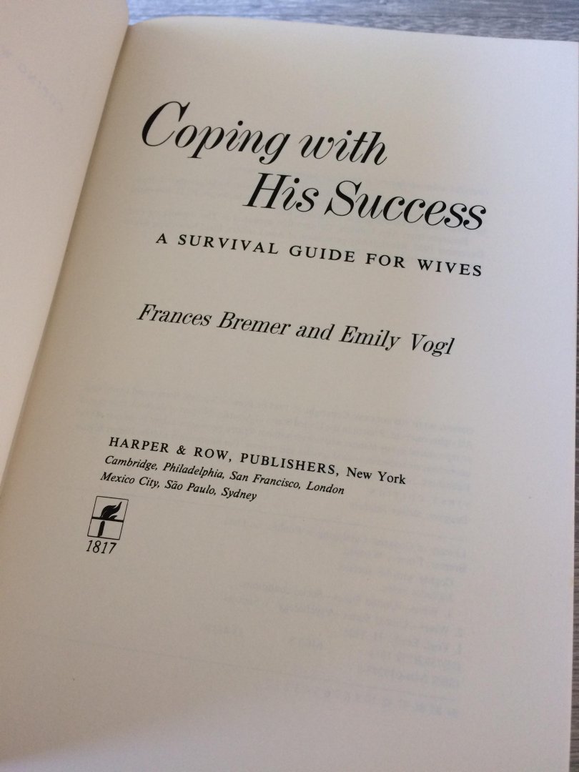 Bremer, vogl - Coping with his succes