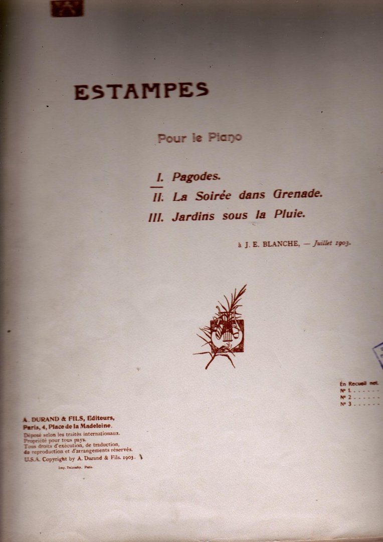 Debussy Claude - Estampes