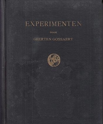 GOSSAERT, Geerten - Experimenten.