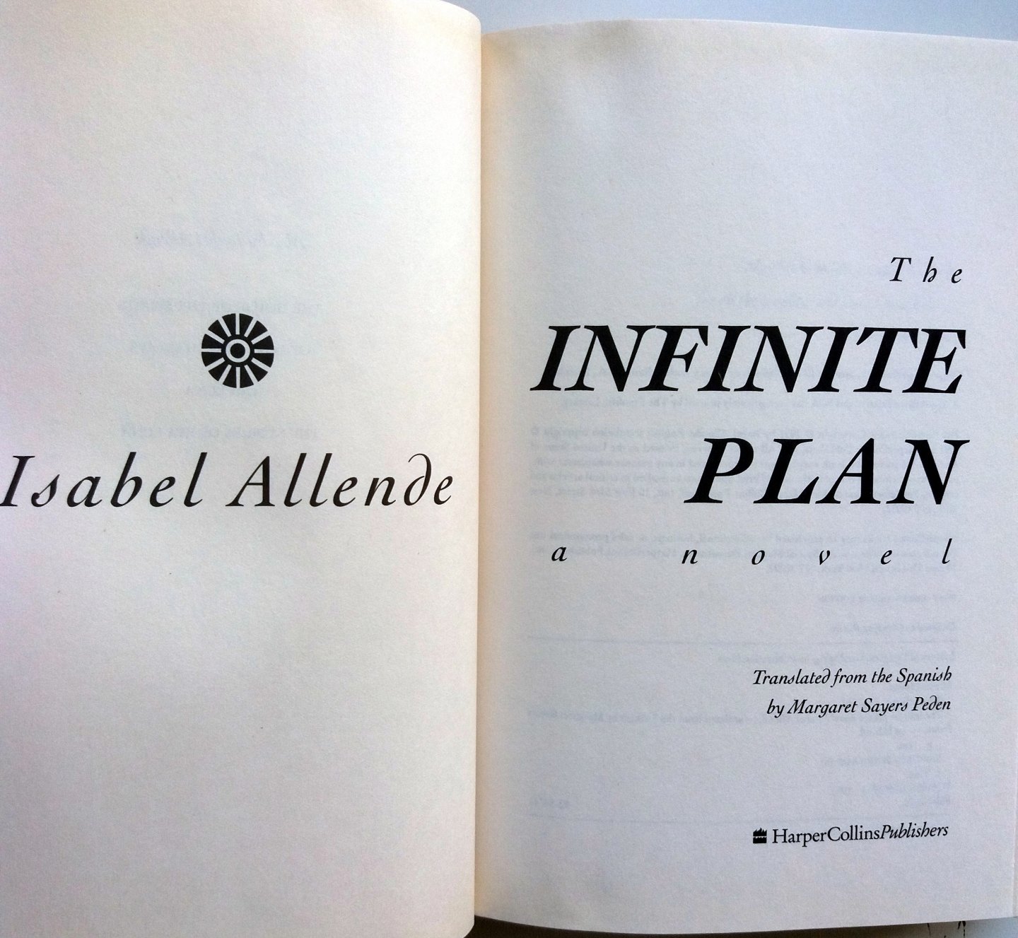 Allende, Isabel - The Infinite Plan (ENGELSTALIG)