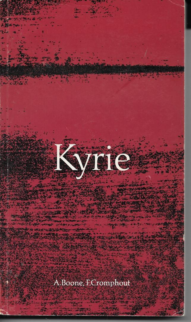 Boone - Kyrie / druk 1