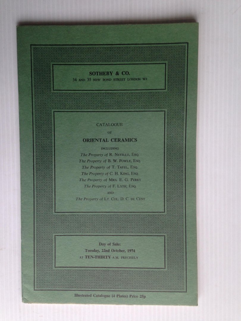 Catalogue Sotheby - Oriental Ceramics