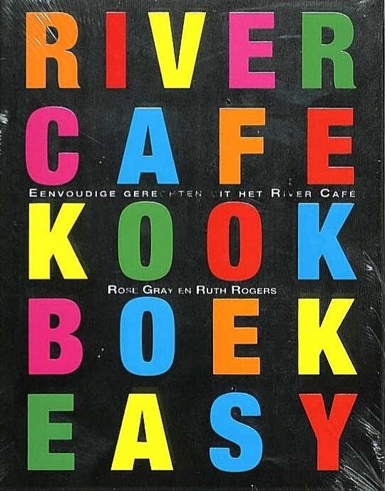 Gray , Rose .  & Ruth Rogers . [ isbn 9789021544335 ]  1223 - River Cafe Kookboek Easy . ( Eenvoudige gerechten uit het River Cafe . )  Houd je van lekker eten, maar vind je de meeste recepten te ingewikkeld of kosten ze te veel tijd dan is dit kookboek echt iets voor jou! Rose Gray en Ruth Rogers, eigenaars -