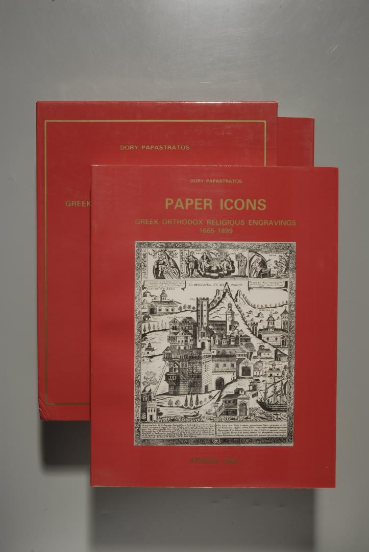 Dory PAPASTRATOS - Paper Icons. Greek orthodox religious engravings 1665-1899. Translated by John Leatham.