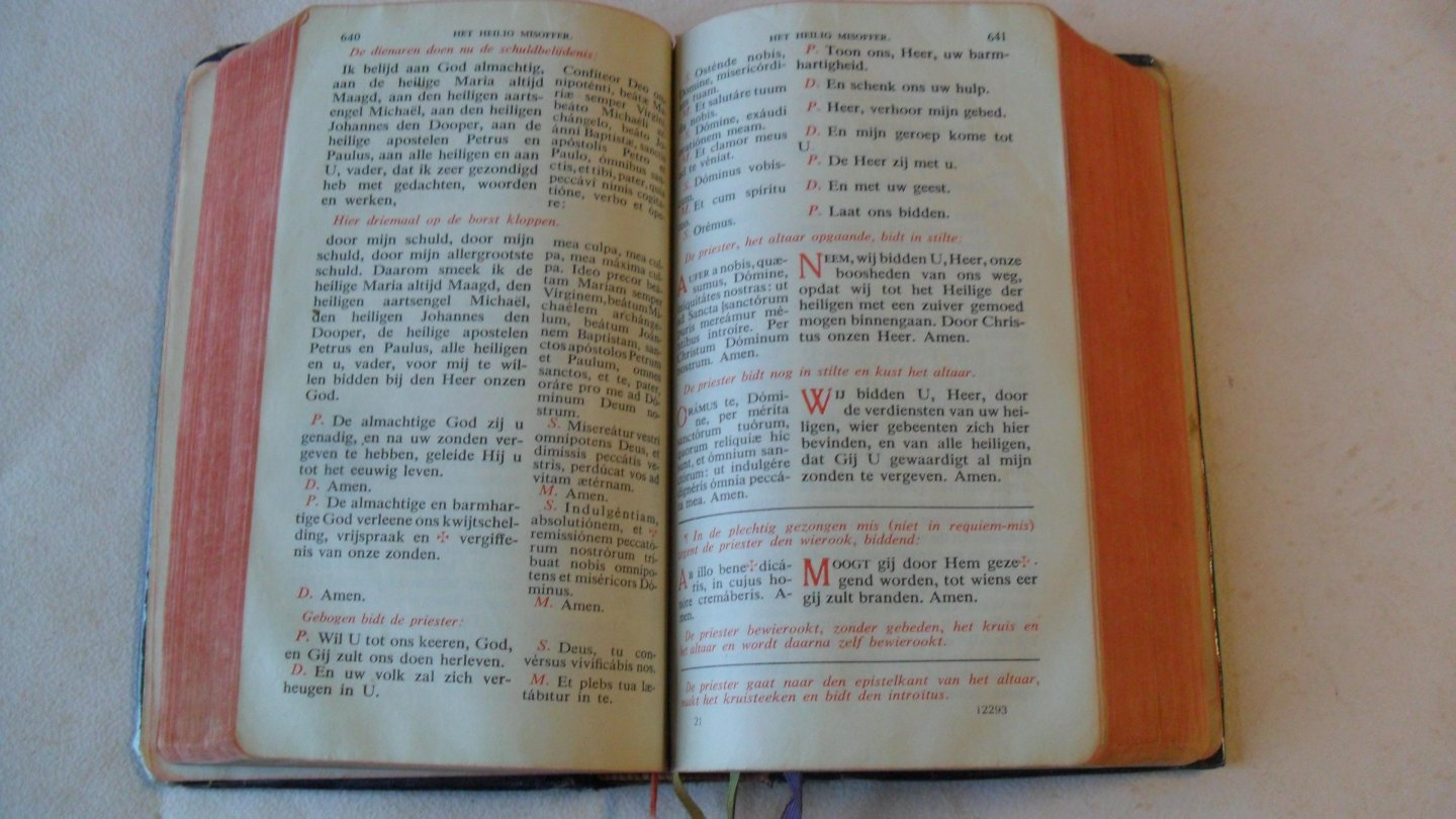 Hartman / Alffink uit eerdere uitgave 1938 - Missaal bevattende alle missen van het Missale Romanum