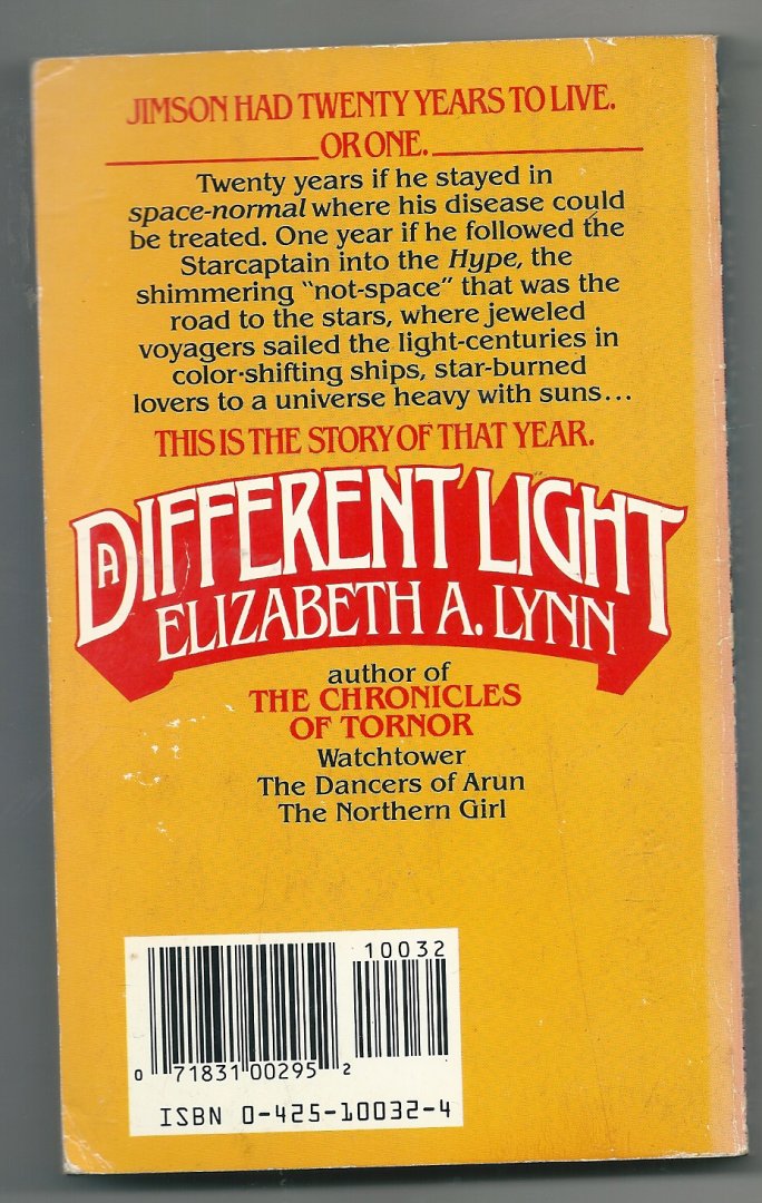 Lynn, Elizabeth A. - Different Light