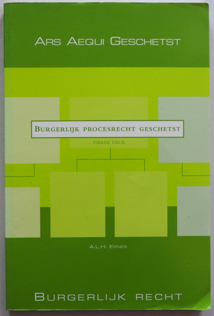 Ernes, A.L.H. - Burgerlijk procesrecht geschetst
