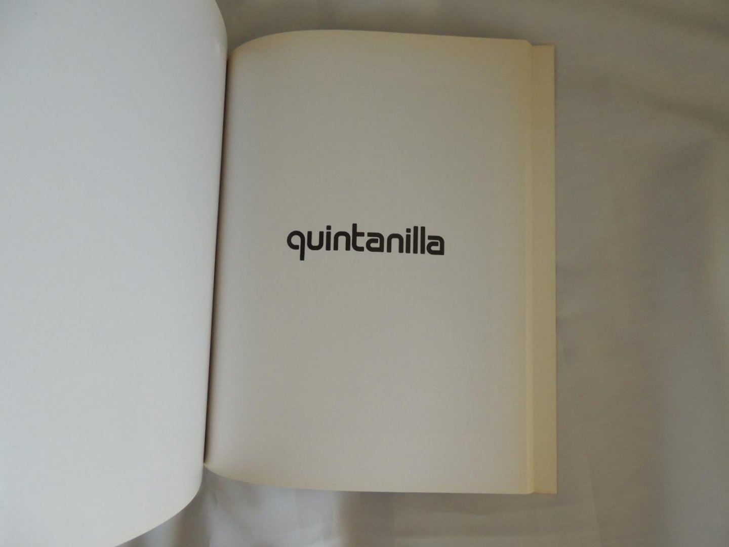 Quintanilla (text). - L`essentialisme, Essentialism - sixte blasco