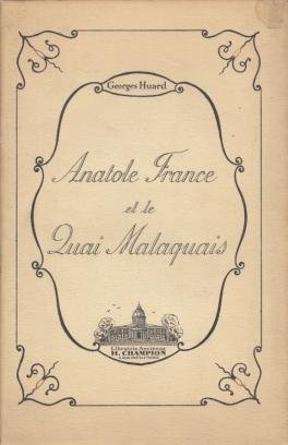 HUARD, Georges - Anatole France et le Quai Malaquais.