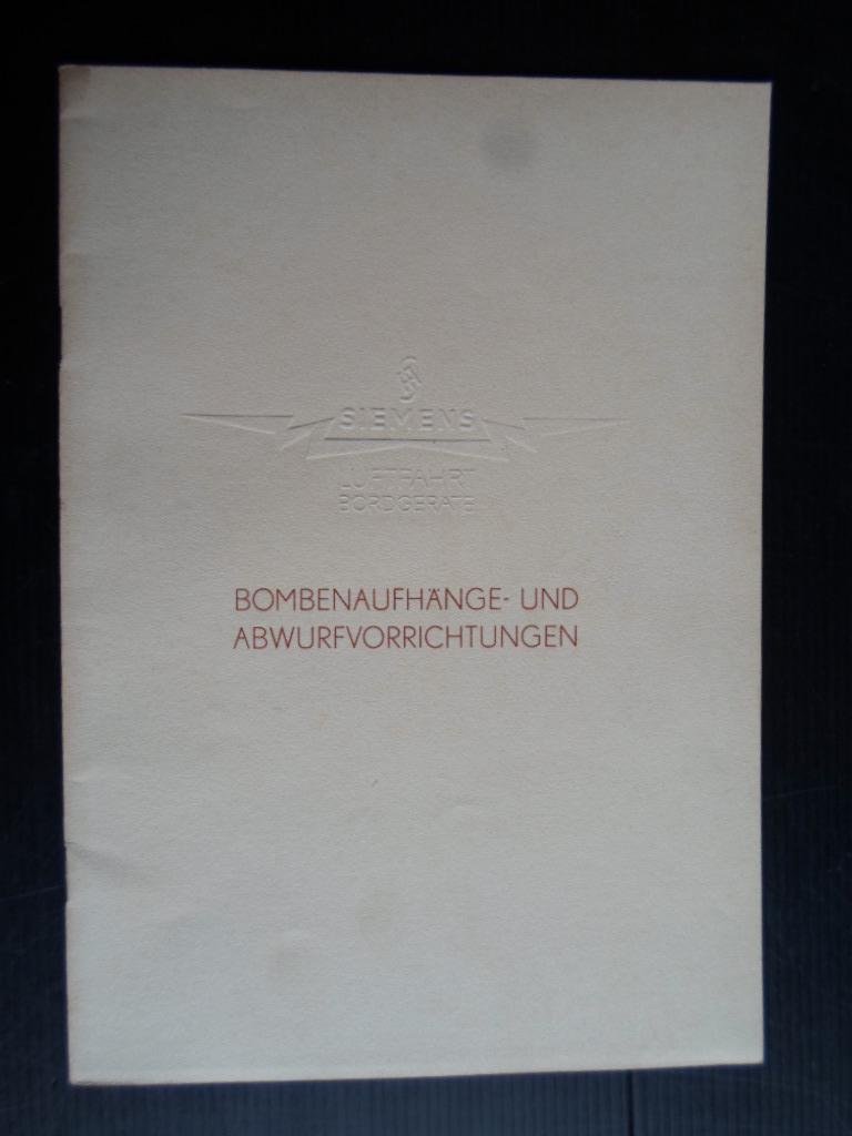 Catalogus - Bombenaufhänge-und Abwurfvorrichtungen