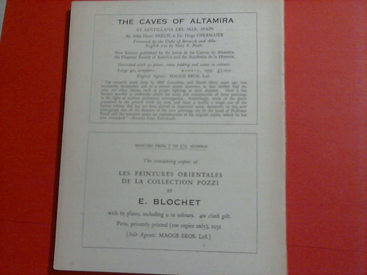 Catalogue - Manuscripts of Asia, Africa, and Europe in thirty different languages / Written mainly on clay, papyrus, vellum and paper:, but also on linen, leather, bamboo leaves. etc