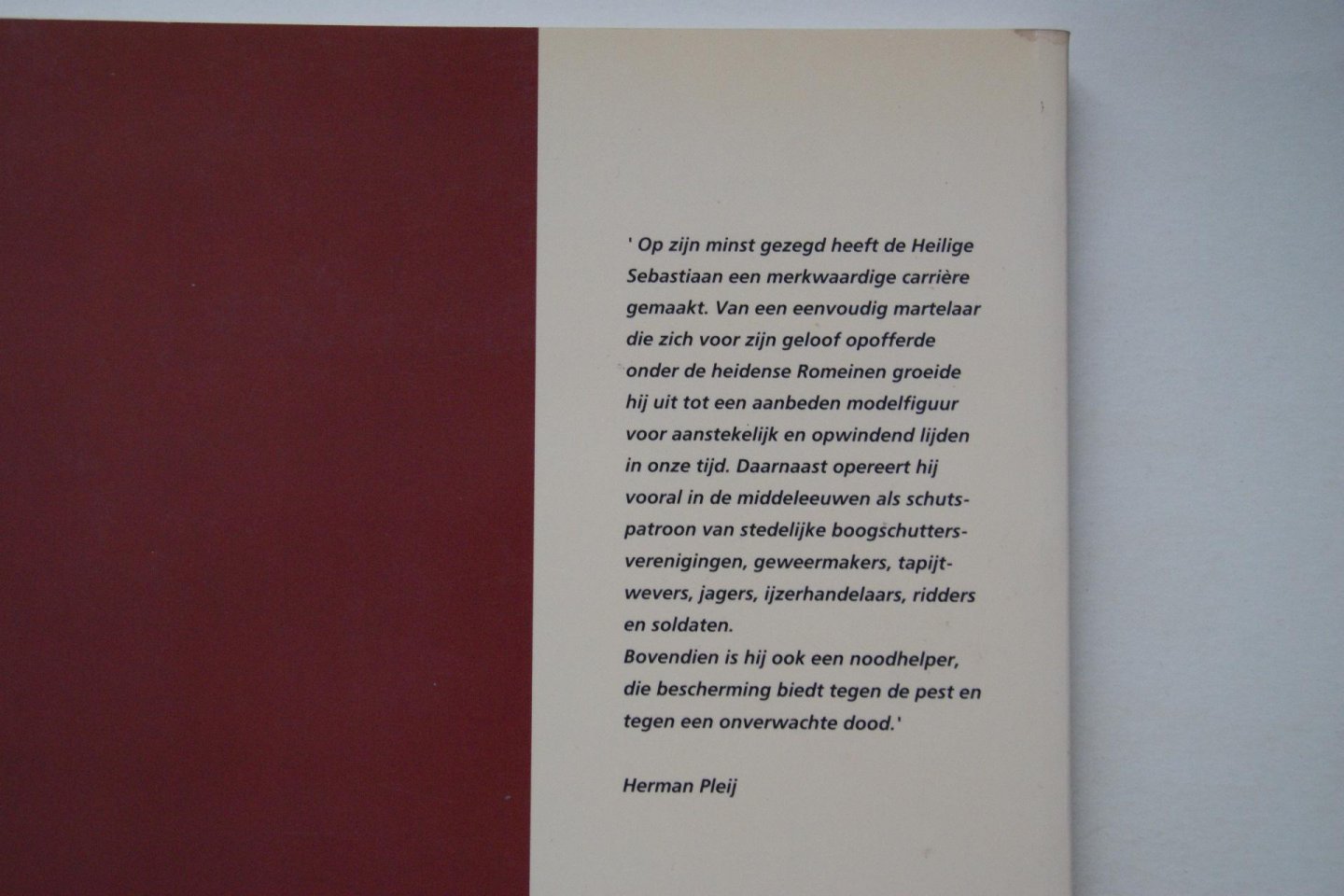 Herwaarden, Dr. J. van (red.) - martelaar of mythe SEBASTIAAN   TENTOONSTELLINGSCATALOGUS