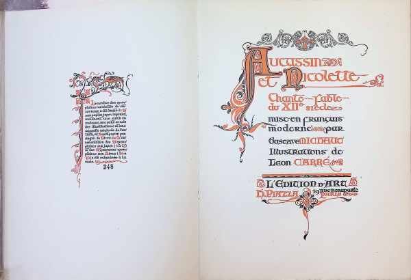 Gustave Michaut - Aucassin et Nicolette