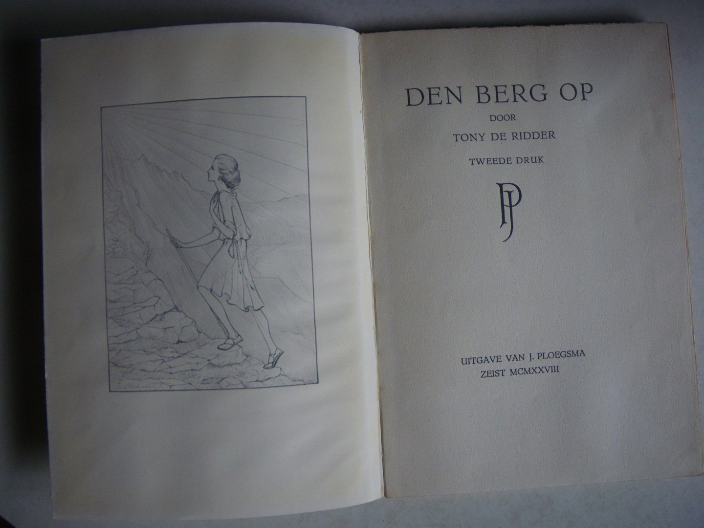 RIDDER, TONY DE. - Den berg op.