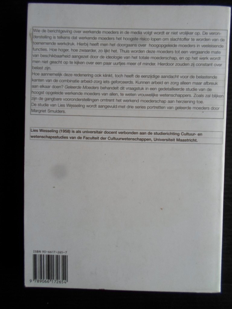 Wesseling, Lies - Geleerde Moeders