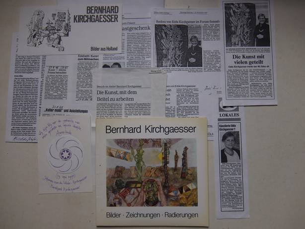 Pesch, Dieter (ed.). - Bernhard Kirchgaesser. Bilder-Zeichnungen-Radierungen. Niederrheinisches Freilichtmuseum 12. April- 8. Juni 1981.
