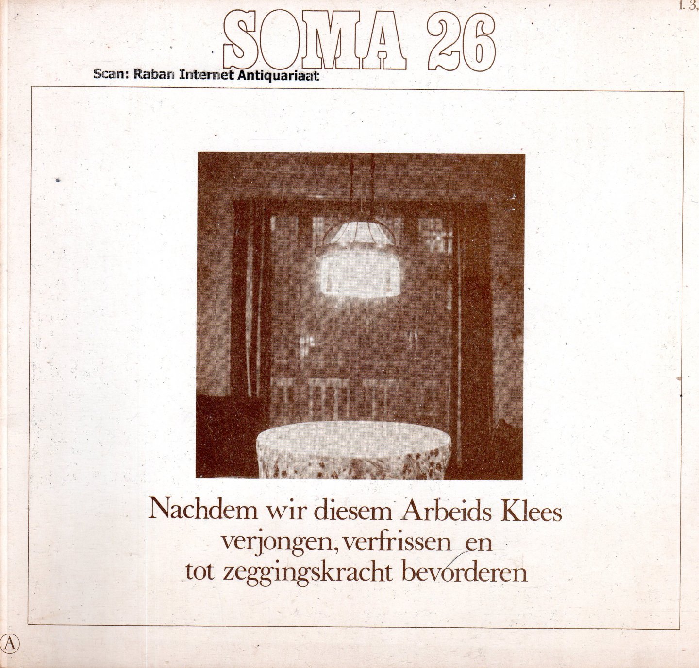 Graftdijk, Thomas e.a. (redactie) - Soma 26, sept./okt. 1972