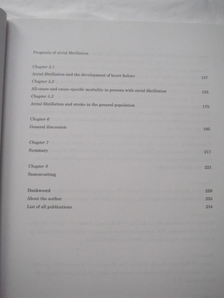 Heeringa, J. - Epidemiology of Atrial Fibrillation in the General Population