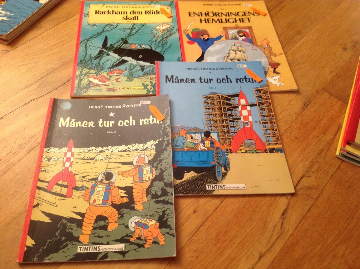 Hergé - Manen Tur och Retur en Het tweeluik Rackham den Rödes skatt
