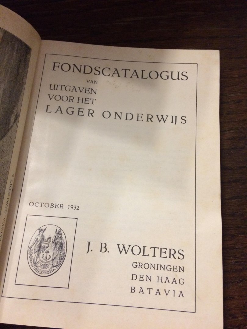 Wolters - Fondscatalogus van uitgaven voor het lager onderwijs