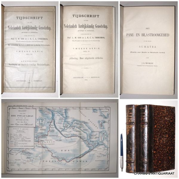 KNAG, - Tijdschrift van het Nederlandsch Aardrijkskundig Genootschap, 2e serie, deel III: Afdeeling: Verslagen en aardrijkskundige mededeelingen & Afdeeling: Meer uitgebreide artikelen. Red. C.M. Kan & J.AE.C.A. Timmerman.