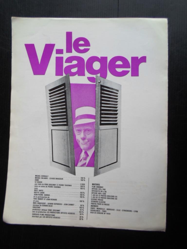  - Filmfolder Le Viager, Pierre Tchernia