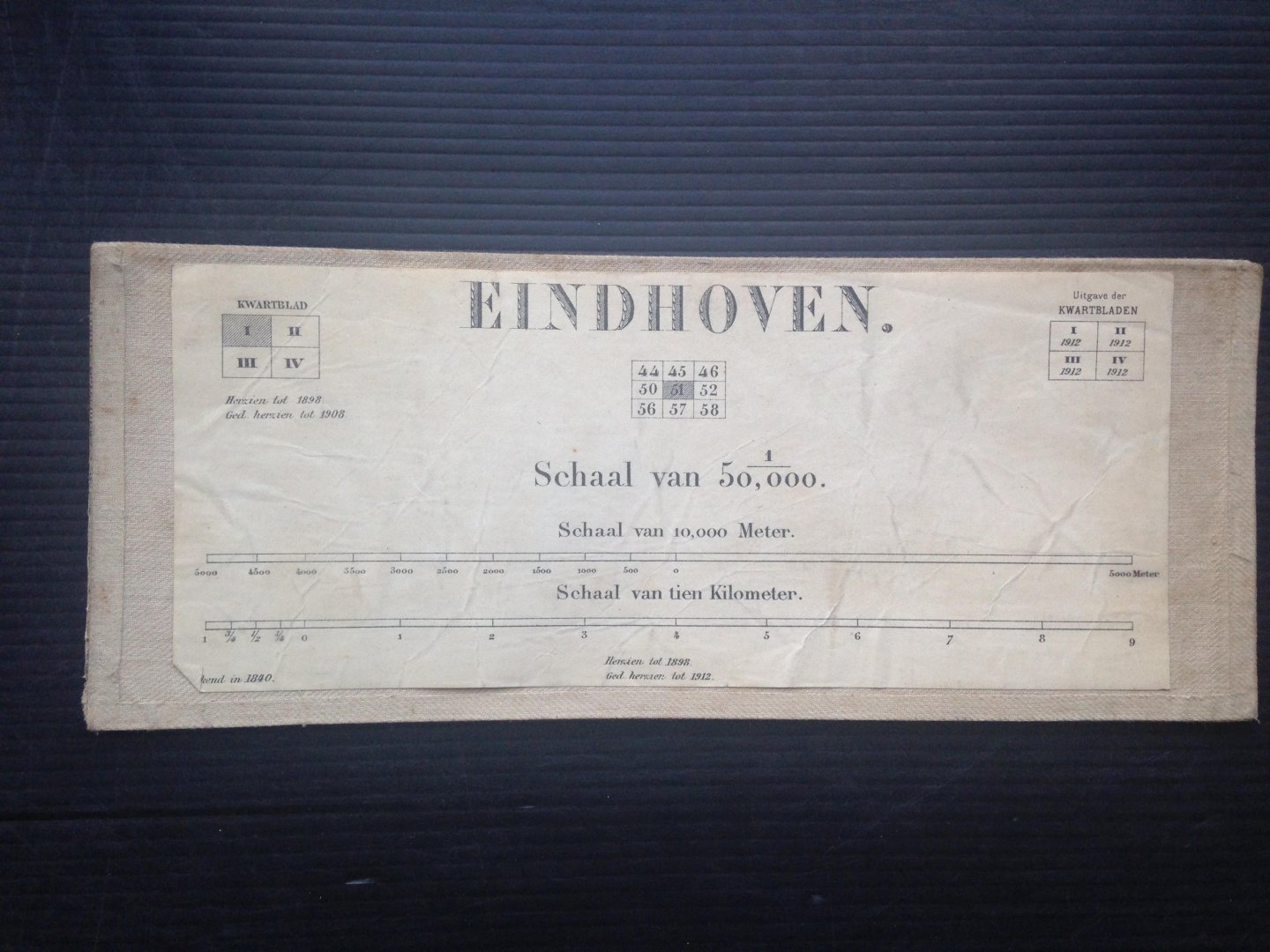  - Kaart Eindhoven, Blad 51 kwart 1