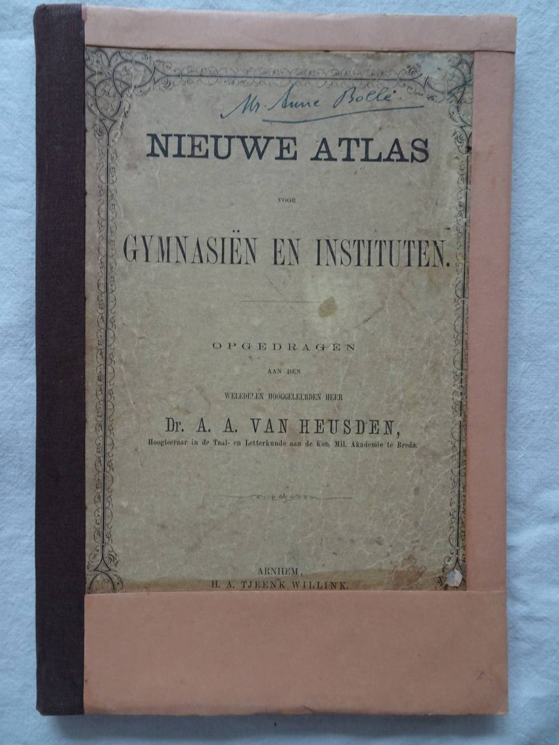 Geerling, W.J.. - Nieuwe Atlas voor Gymnasiën en Instituten.