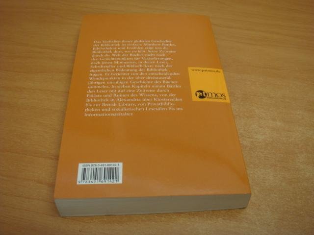 Battles, Matthew - Die Welt der Bücher - Eine Geschichte der Bibliothek