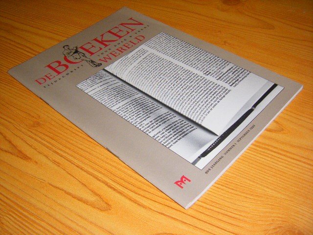 H. Hafkamp en anderen (red.) - De Boekenwereld, Tijdschrift voor Boek en Prent [9e jaargang, nummer 1, september 1992]