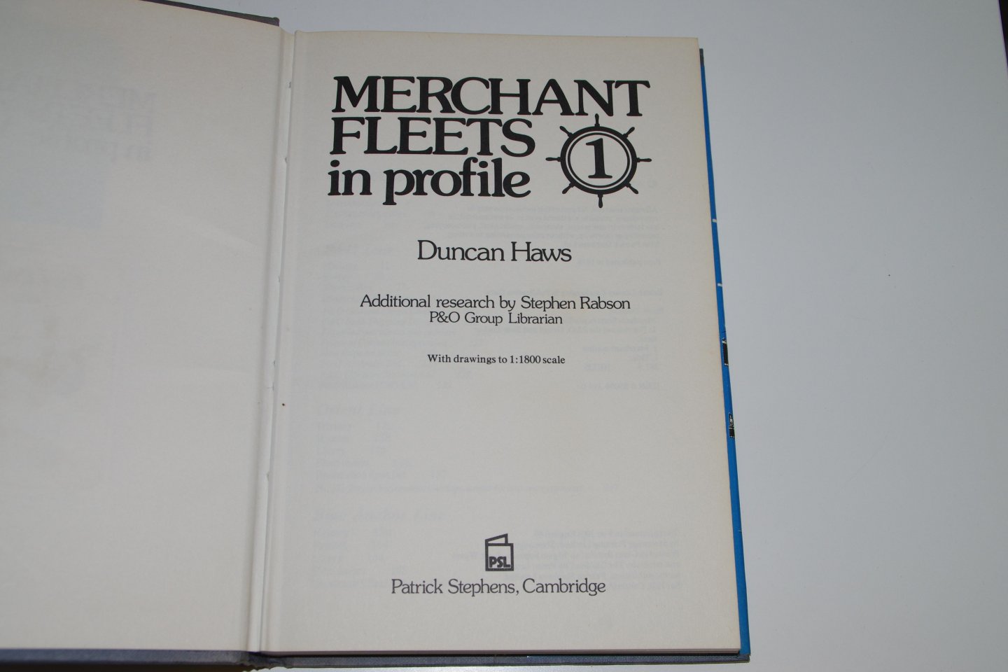 Duncan Haws - Merchant Fleets in profile