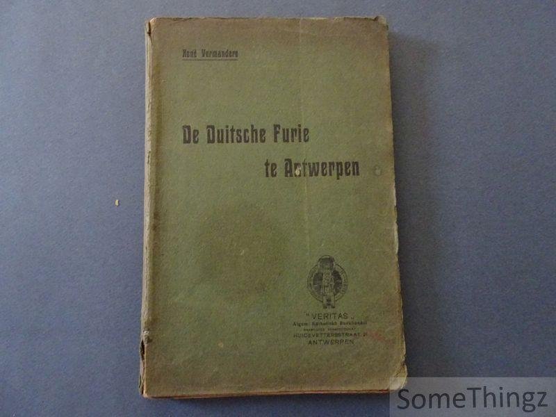 Vermandere, René / Donnet, Gustaaf (illustr.). - De Duitsche furie te Antwerpen : indrukken, toestanden en voorvallen tijdens de bezetting.