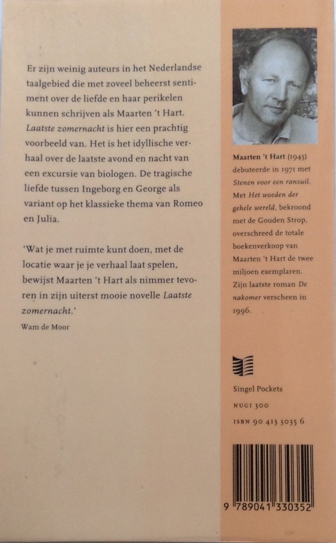 Hart, Maarten 't - Laatste zomernacht